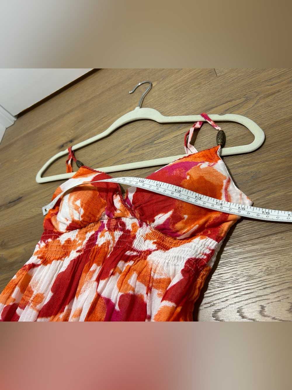 Summer sun dress tropical floral dress - Picture 9 of 11